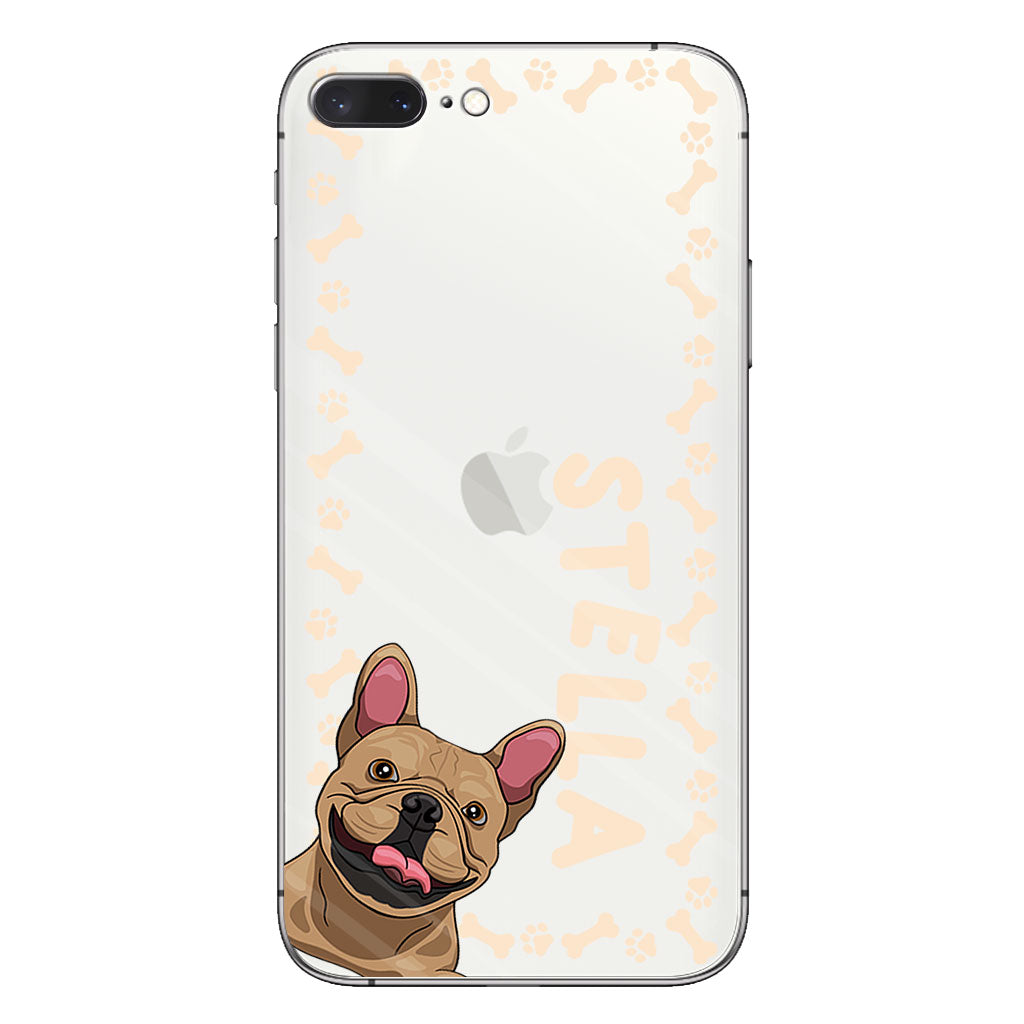 Life Is Better With Pets - Personalized Dog Clear Phone Case