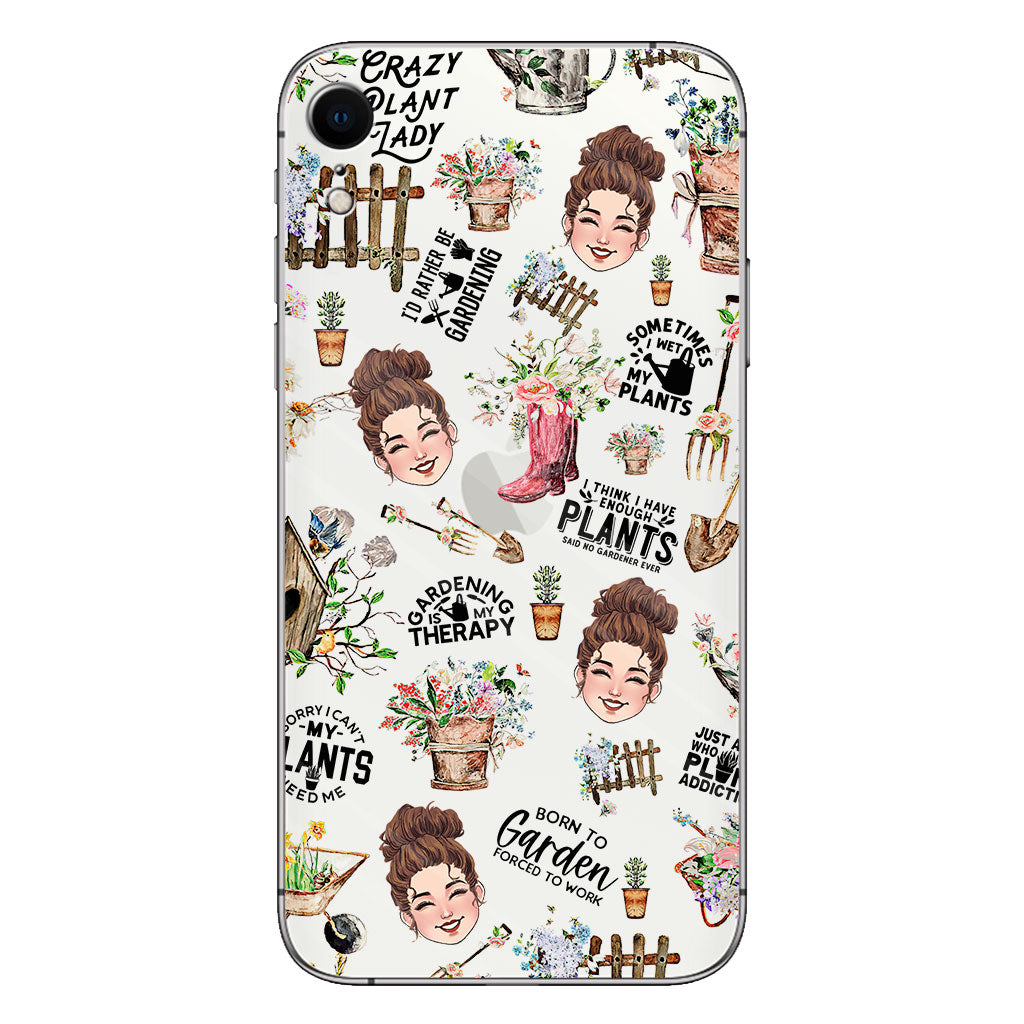 I Did Gardening Since Birth - Personalized Gardening Clear Phone Case