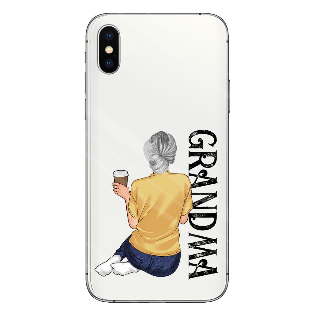 Best Nana Ever - Personalized Grandma Clear Phone Case
