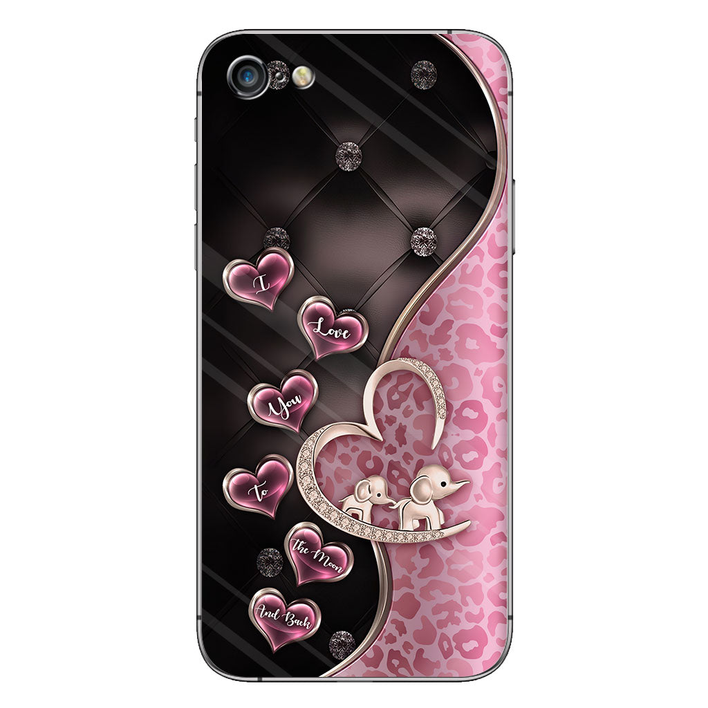 I Love You - Mother's day Elephant Phone Case