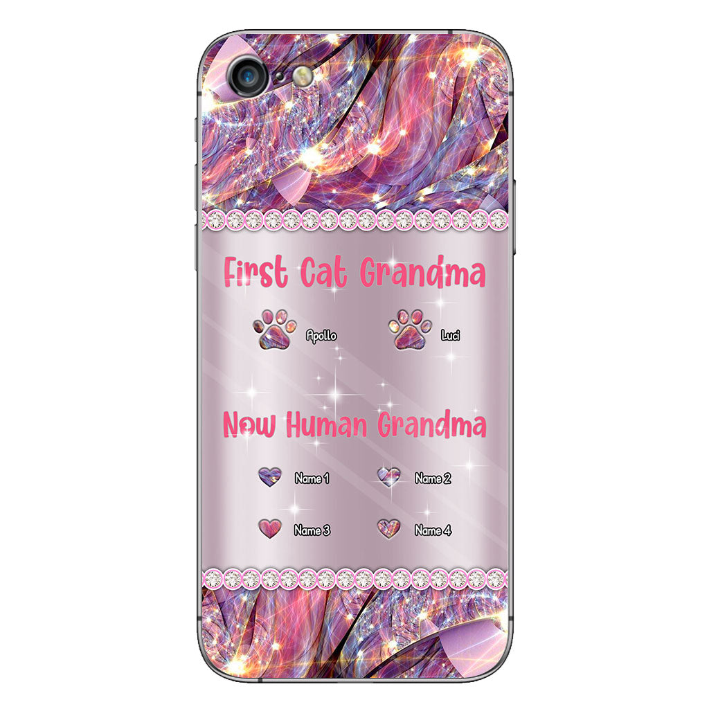 Cat Grandma Human - Personalized Mother's Day Phone Case