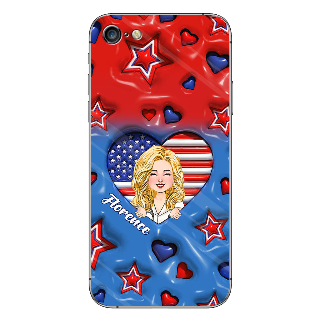 Personalized Nurse Gifts American Nurse Proud - Personalized Nurse Phone Case