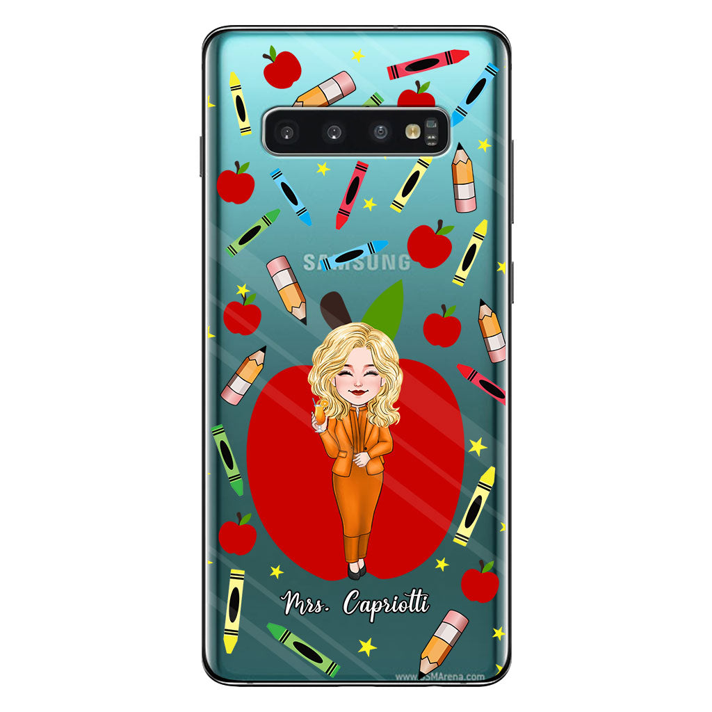 Thank You Teacher - Personalized Teacher Clear Phone Case