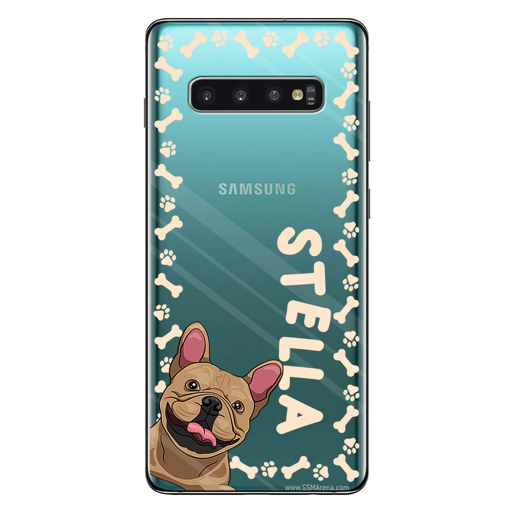 Life Is Better With Pets - Personalized Dog Clear Phone Case