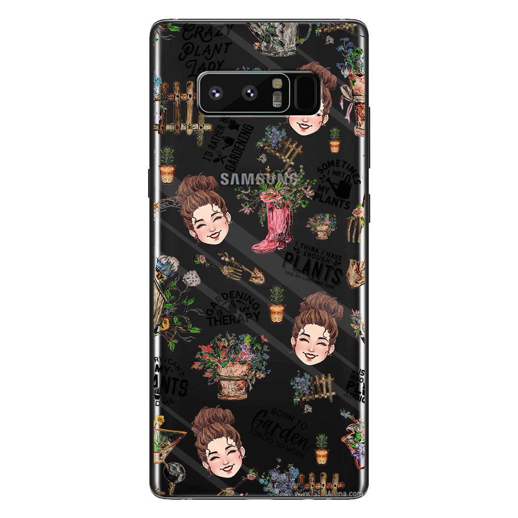I Did Gardening Since Birth - Personalized Gardening Clear Phone Case