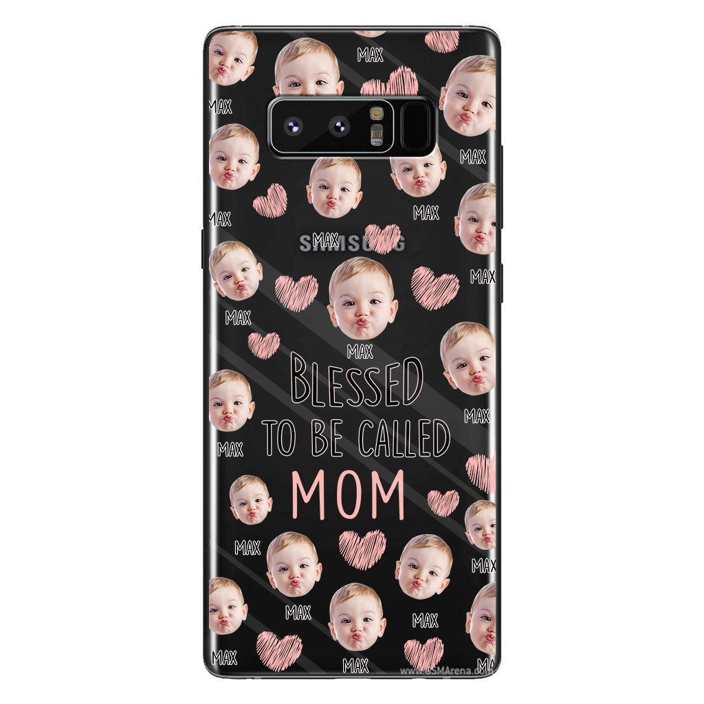 Blessed To Be Called Mom - Personalized Mother Clear Phone Case