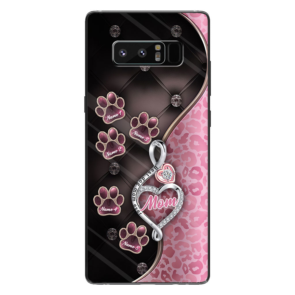 Best Dog Mom Ever Rose Gold - Mother's Day Personalized Dog Phone Case