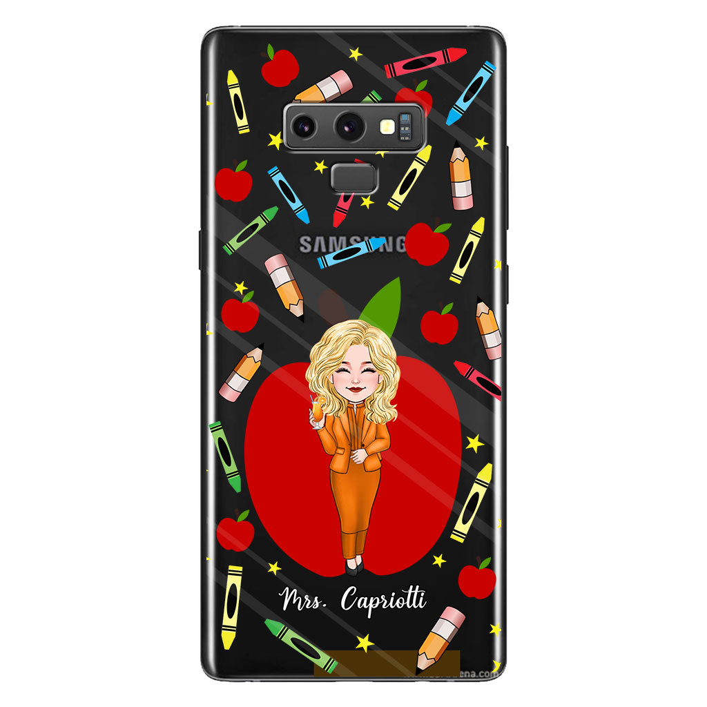 Thank You Teacher - Personalized Teacher Clear Phone Case