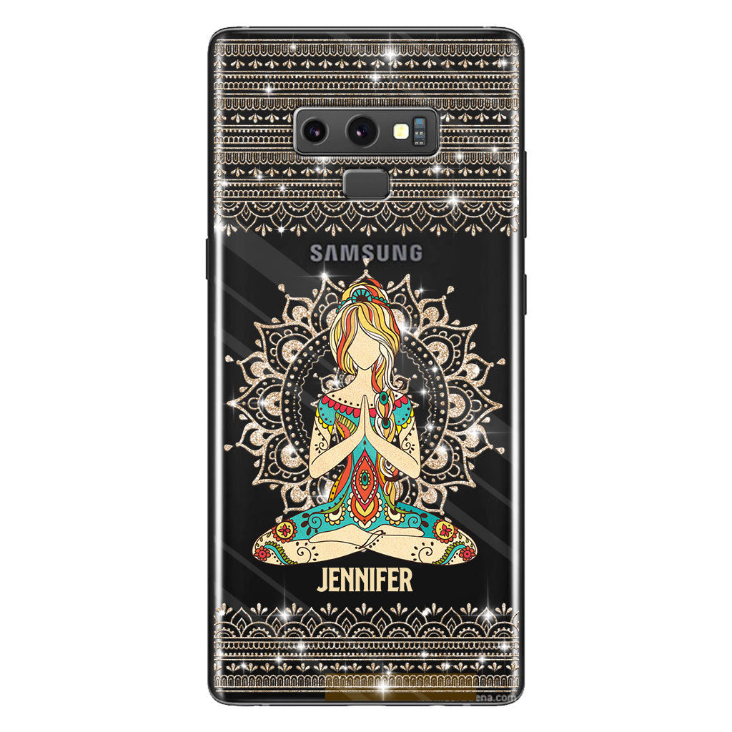 Let That S Go - Personalized Yoga Clear Phone Case