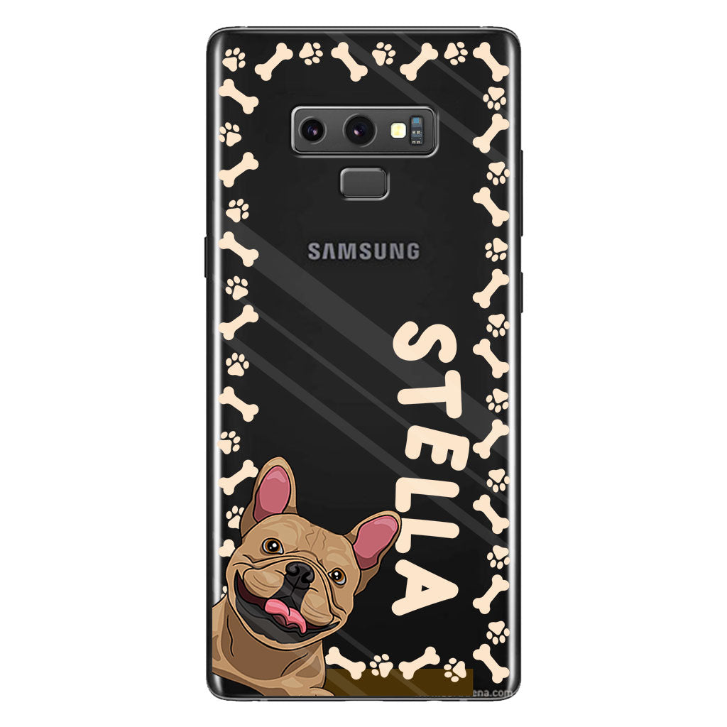 Life Is Better With Pets - Personalized Dog Clear Phone Case