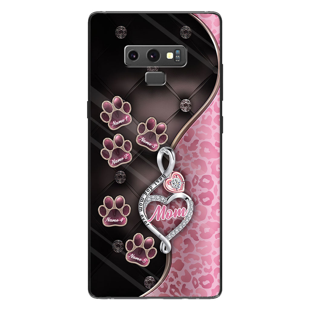 Best Dog Mom Ever Rose Gold - Mother's Day Personalized Dog Phone Case