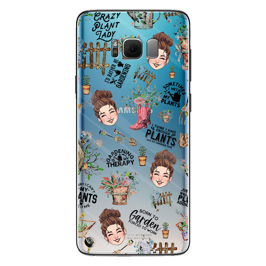 I Did Gardening Since Birth - Personalized Gardening Clear Phone Case