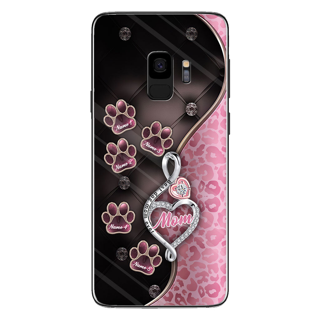 Best Dog Mom Ever Rose Gold - Mother's Day Personalized Dog Phone Case