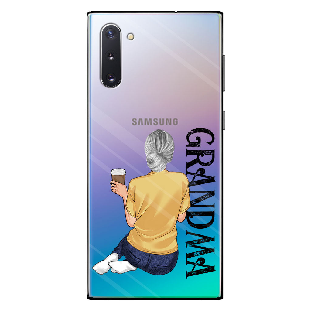 Best Nana Ever - Personalized Grandma Clear Phone Case
