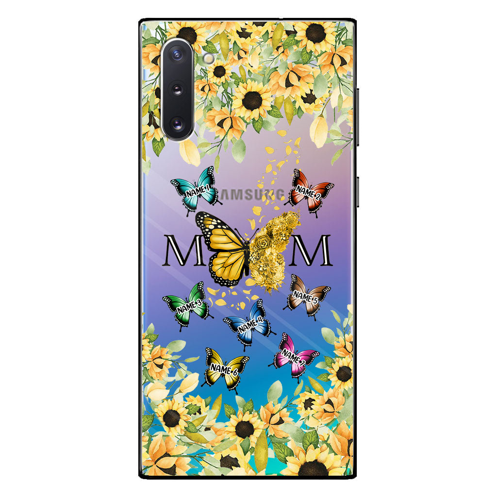 We Love You - Personalized Mother Clear Phone Case