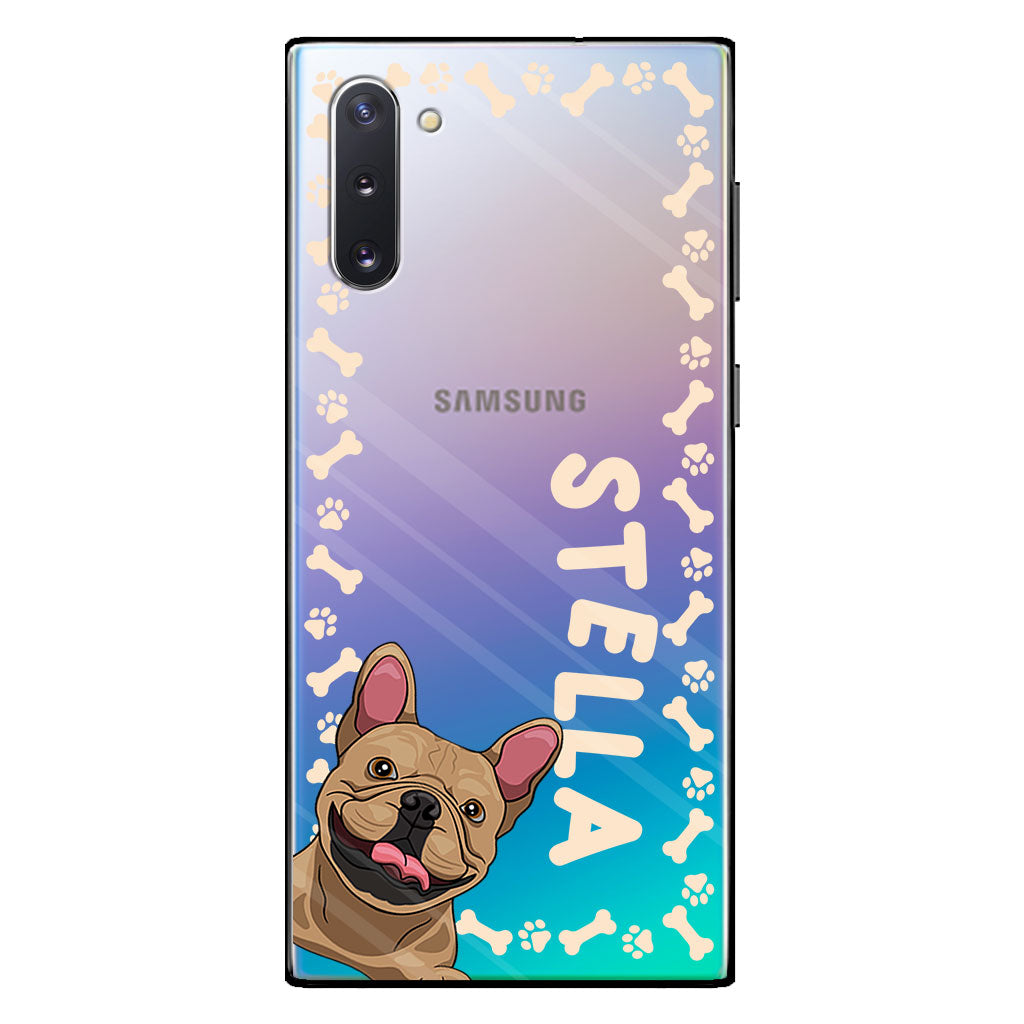 Life Is Better With Pets - Personalized Dog Clear Phone Case