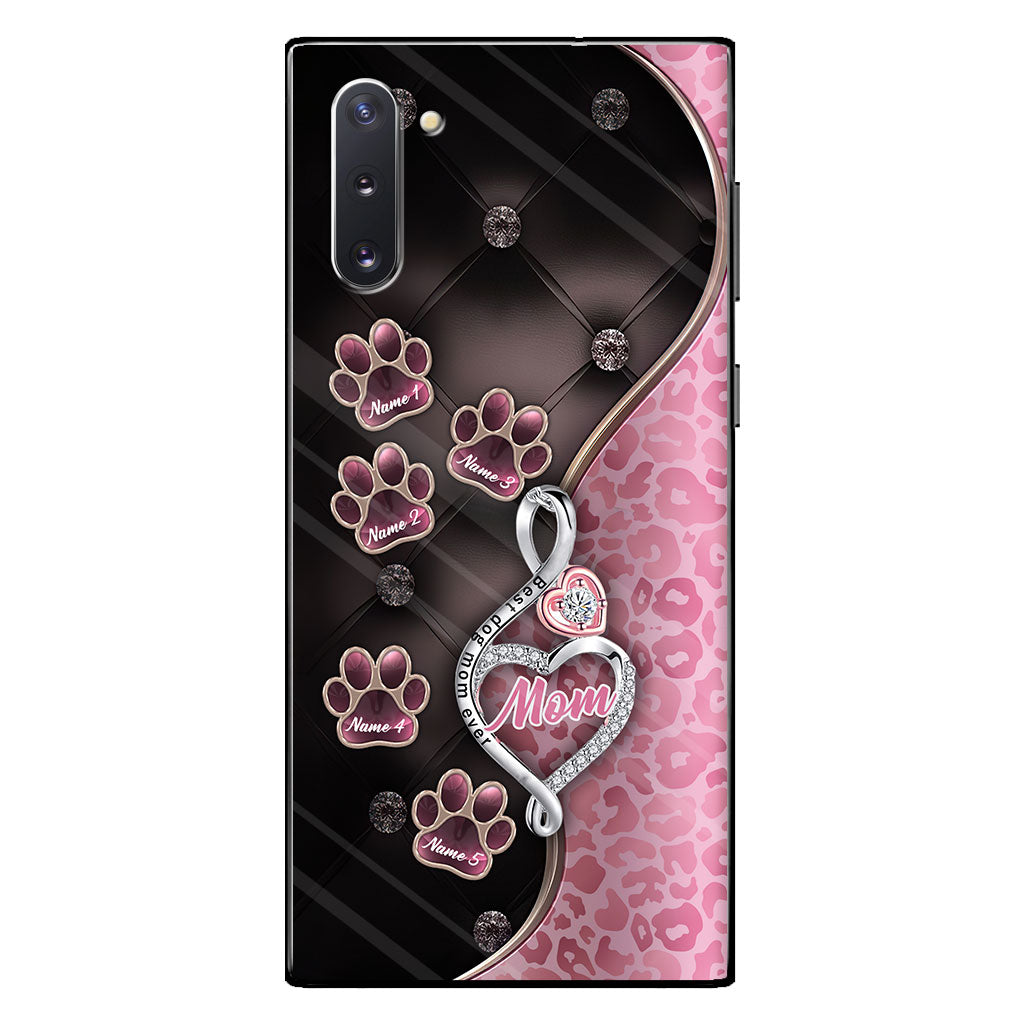 Best Dog Mom Ever Rose Gold - Mother's Day Personalized Dog Phone Case