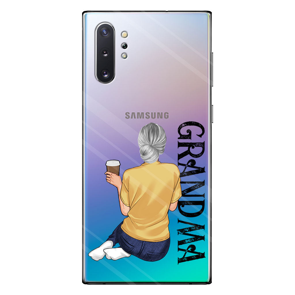Best Nana Ever - Personalized Grandma Clear Phone Case