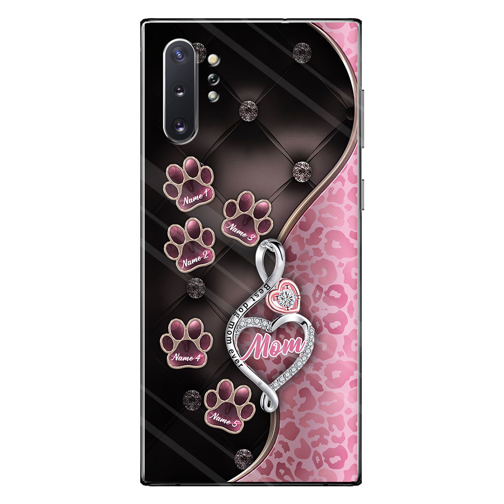 Best Dog Mom Ever Rose Gold - Mother's Day Personalized Dog Phone Case