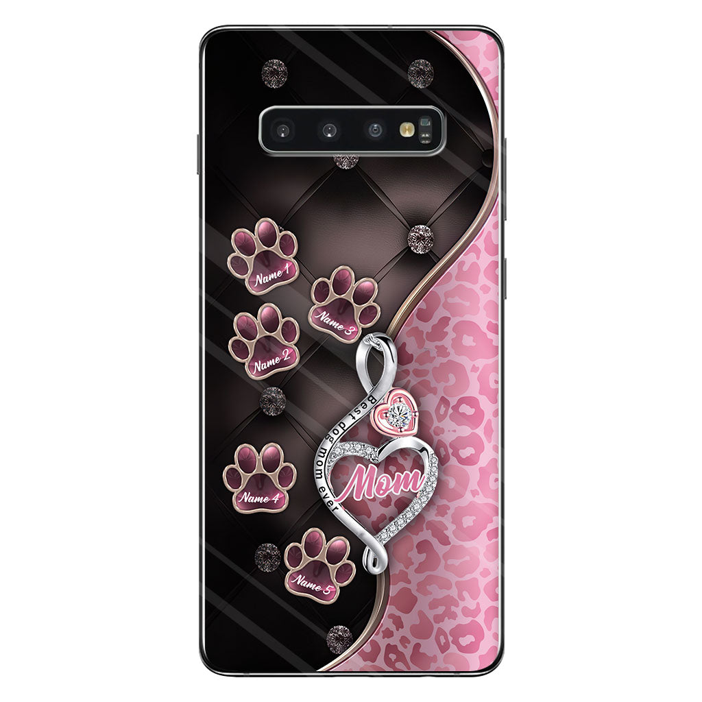 Best Dog Mom Ever Rose Gold - Mother's Day Personalized Dog Phone Case