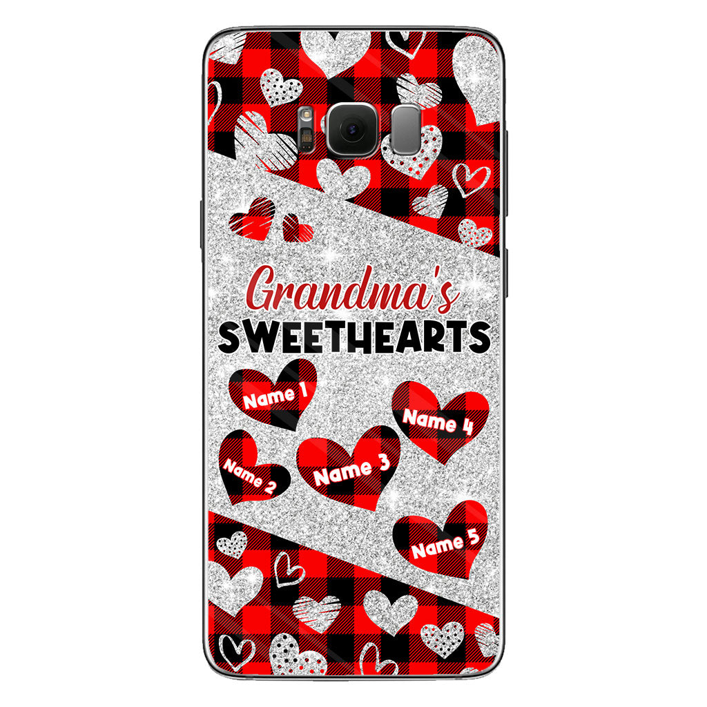 Grandma's Sweethearts - Personalized Valentine Grandma Phone Case