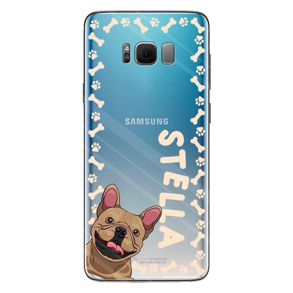 Life Is Better With Pets - Personalized Dog Clear Phone Case