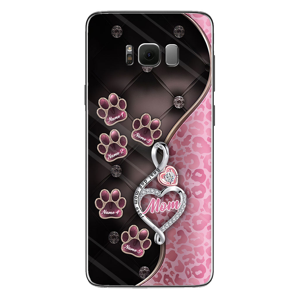 Best Dog Mom Ever Rose Gold - Mother's Day Personalized Dog Phone Case