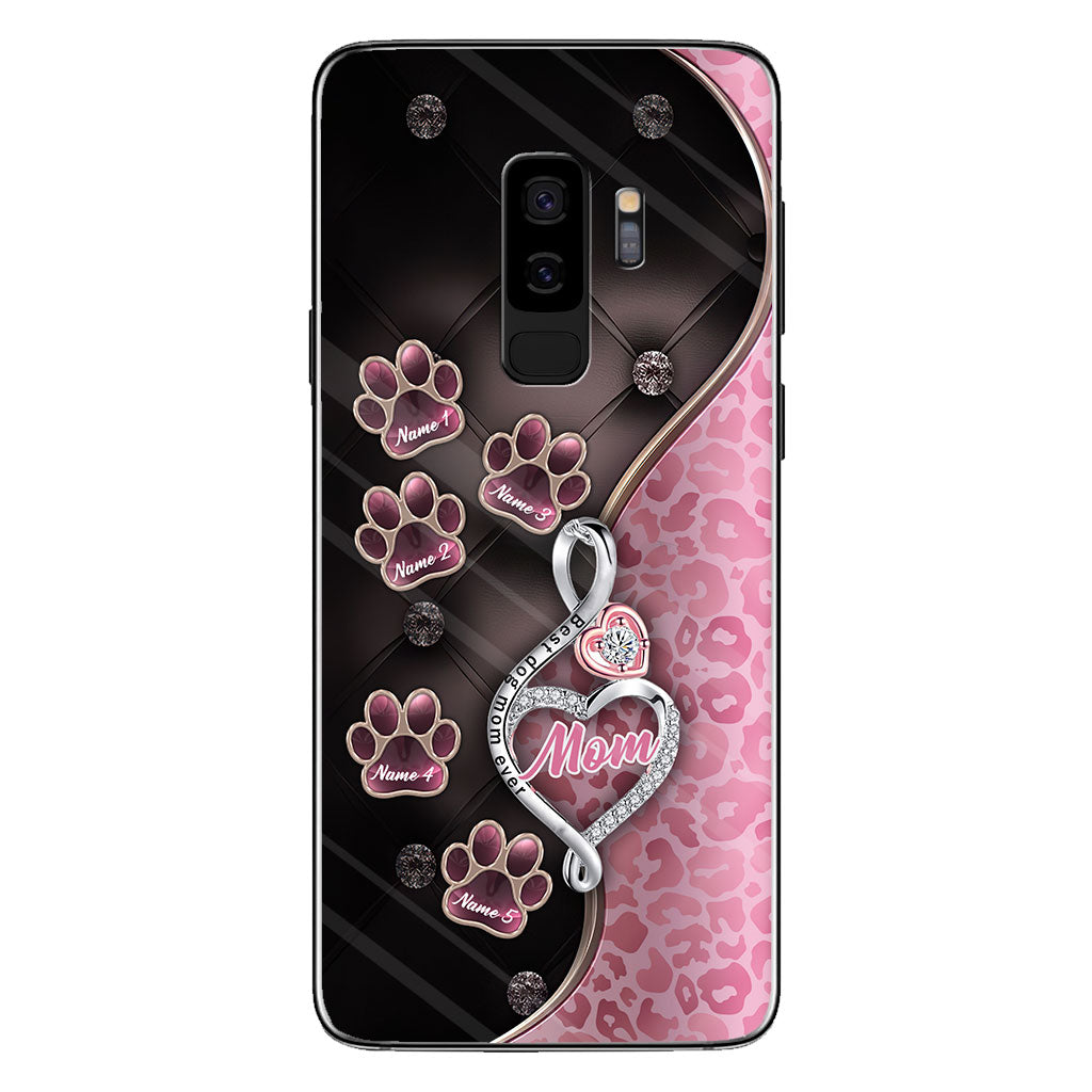 Best Dog Mom Ever Rose Gold - Mother's Day Personalized Dog Phone Case
