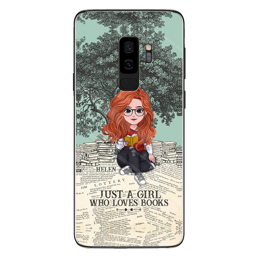 Just A Girl Who Loves Book - Personalized Book Clear Phone Case