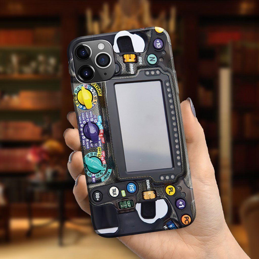 Steering Wheel - Racing 3D Pattern Print Phone Case