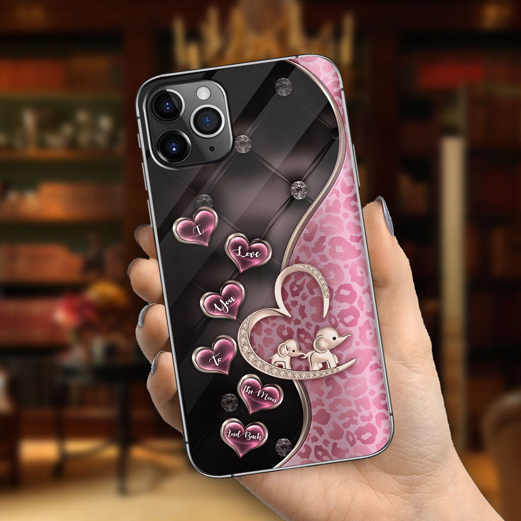 I Love You - Mother's day Elephant Phone Case
