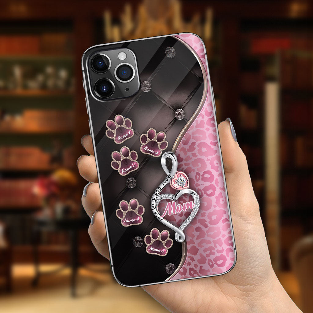 Best Dog Mom Ever Rose Gold - Mother's Day Personalized Dog Phone Case