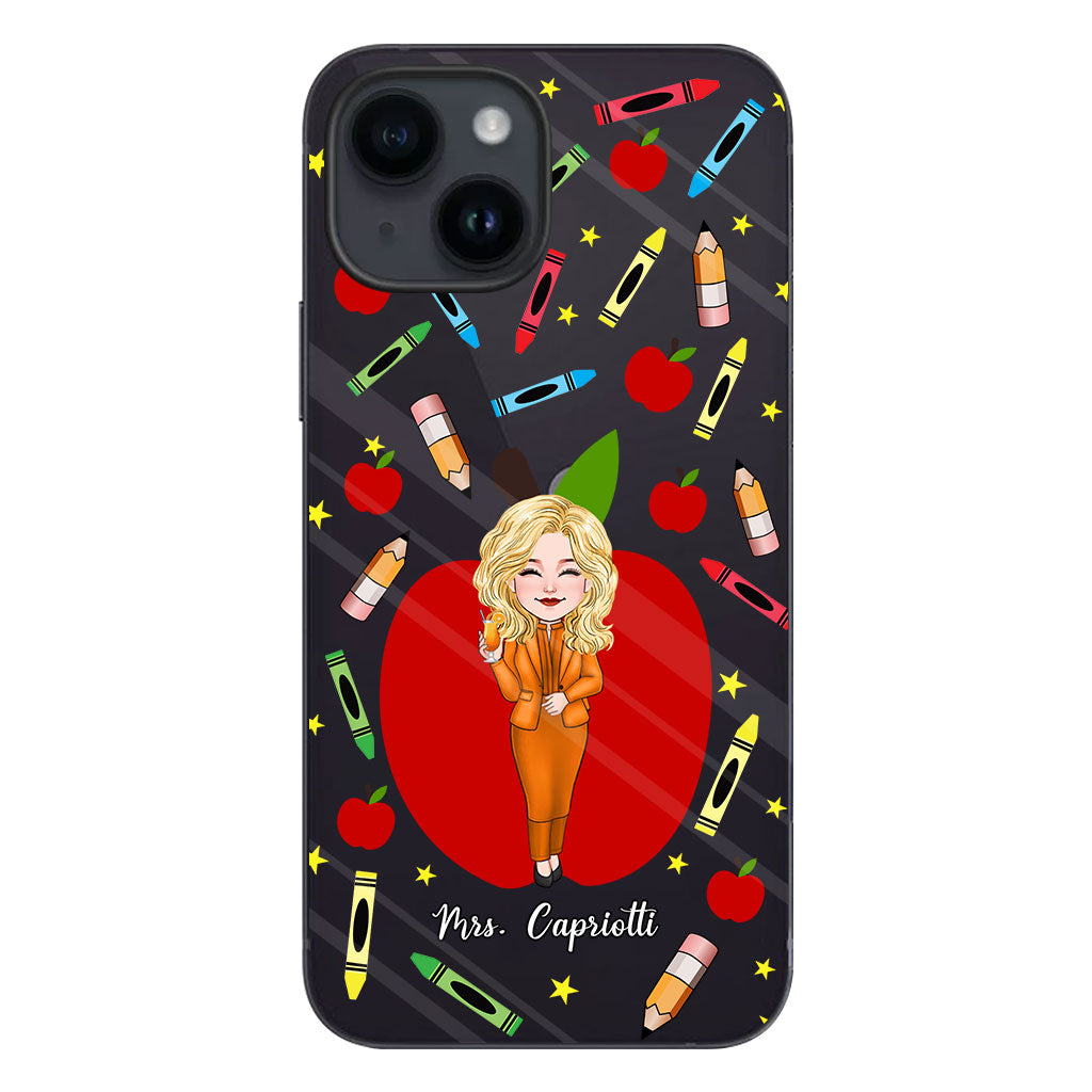 Thank You Teacher - Personalized Teacher Clear Phone Case