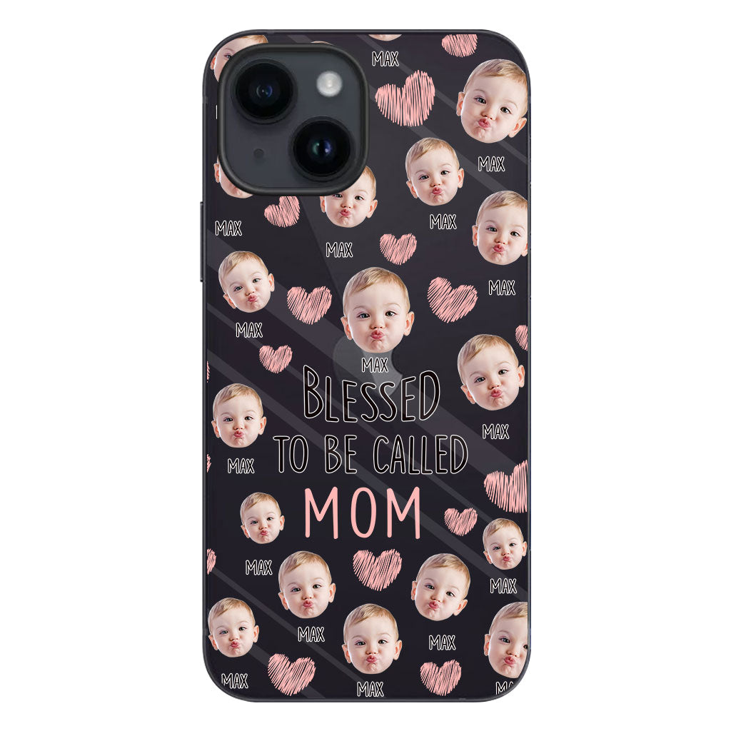 Blessed To Be Called Mom - Personalized Mother Clear Phone Case