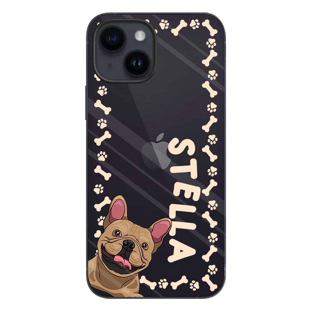 Life Is Better With Pets - Personalized Dog Clear Phone Case