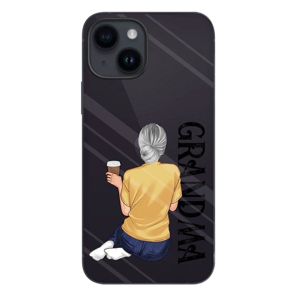 Best Nana Ever - Personalized Grandma Clear Phone Case