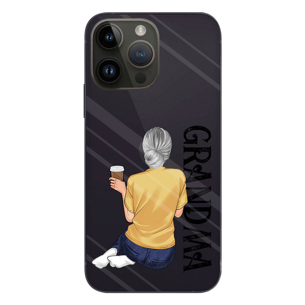 Best Nana Ever - Personalized Grandma Clear Phone Case